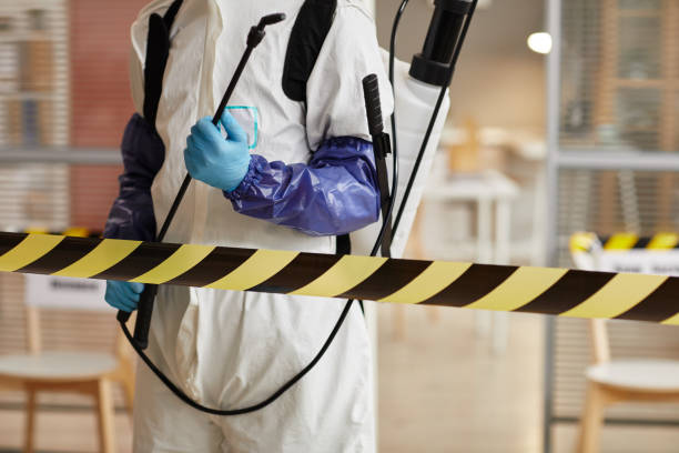 Professional Trauma Scene Cleanup technician working in Athens, IL